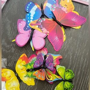 Colorful Variety of 3D Butterfly Decal for Arts&Crafts, Wall Decor, Party Decor